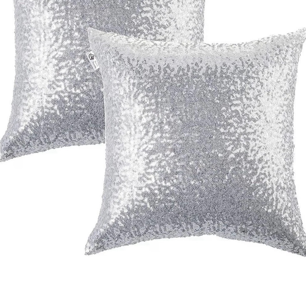 Silver Sequin Throw Pillow Inserts